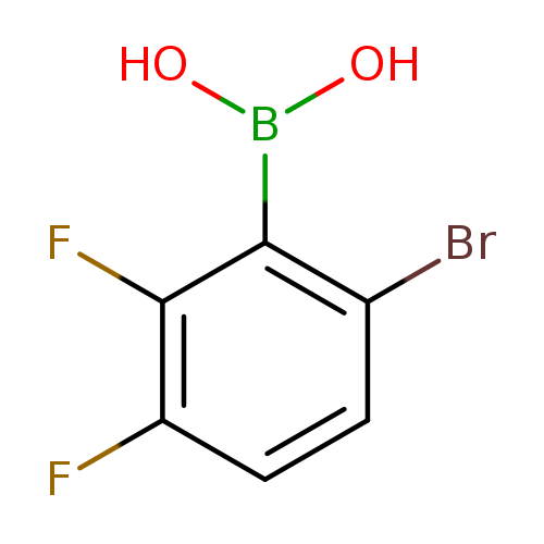 OB(c1c(Br)ccc(c1F)F)O