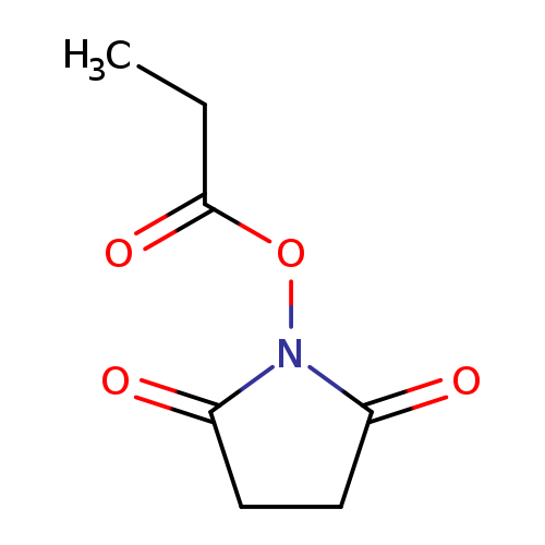 CCC(=O)ON1C(=O)CCC1=O