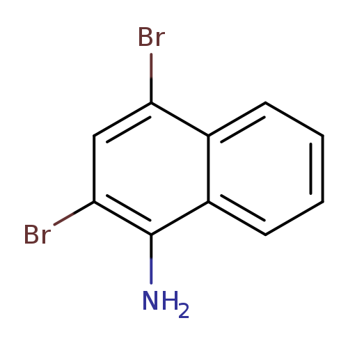 Brc1cc(Br)c2c(c1N)cccc2