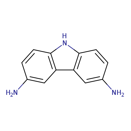 Nc1ccc2c(c1)c1cc(N)ccc1[nH]2