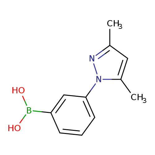 Cc1nn(c(c1)C)c1cccc(c1)B(O)O