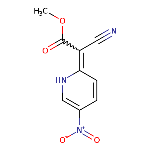 N#CC(=c1ccc(c[nH]1)[N+](=O)[O-])C(=O)OC