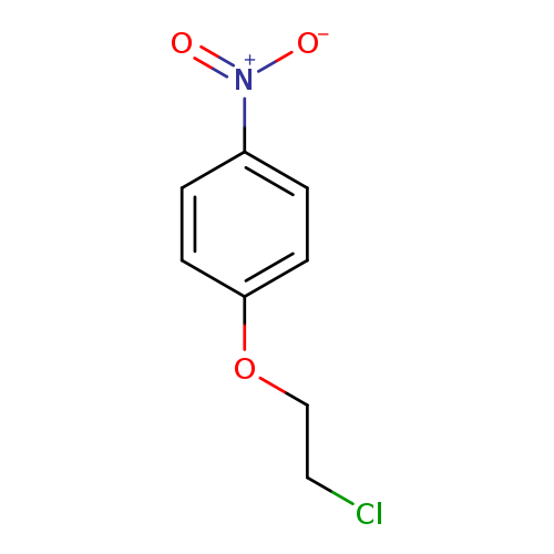 ClCCOc1ccc(cc1)[N+](=O)[O-]