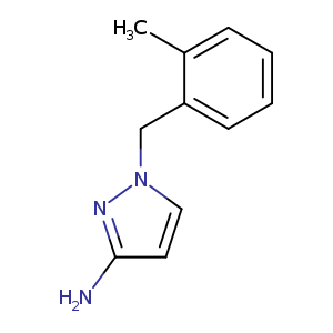 Nc1ccn(n1)Cc1ccccc1C