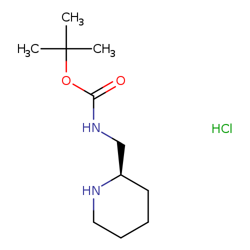 O=C(OC(C)(C)C)NC[C@H]1CCCCN1.Cl