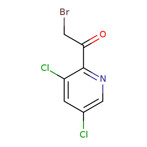 BrCC(=O)c1ncc(cc1Cl)Cl