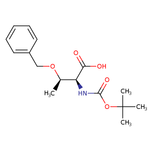 C[C@H]([C@@H](C(=O)O)NC(=O)OC(C)(C)C)OCc1ccccc1