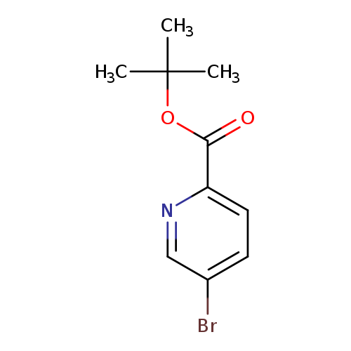 Brc1ccc(nc1)C(=O)OC(C)(C)C