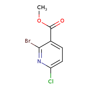 COC(=O)c1ccc(nc1Br)Cl