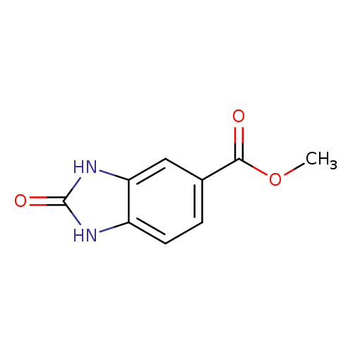 COC(=O)c1ccc2c(c1)[nH]c(=O)[nH]2