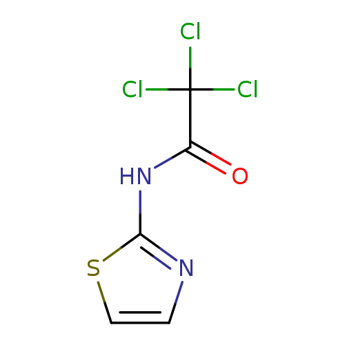 O=C(C(Cl)(Cl)Cl)Nc1nccs1
