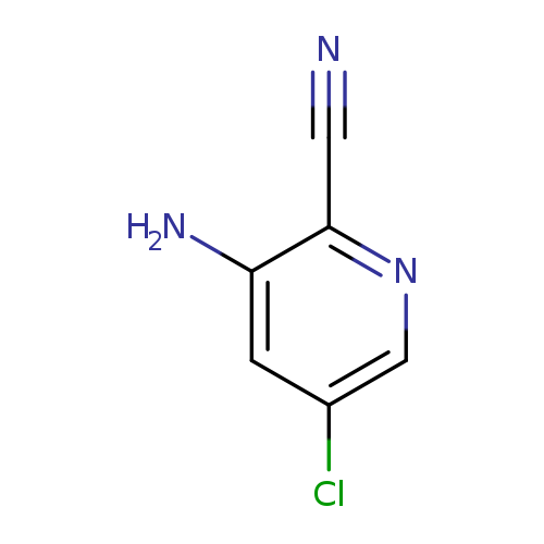 N#Cc1ncc(cc1N)Cl