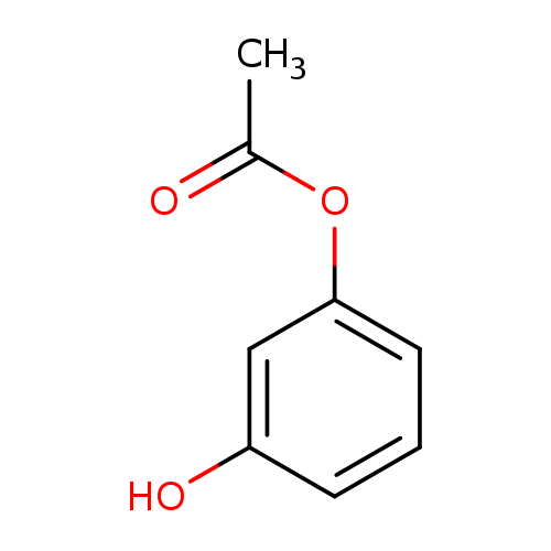 CC(=O)Oc1cccc(c1)O