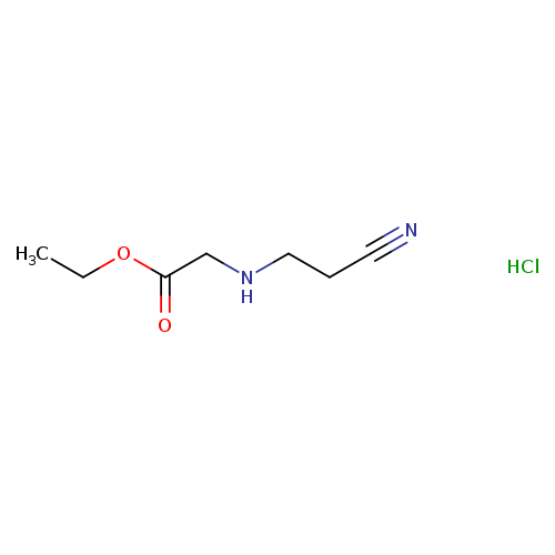 CCOC(=O)CNCCC#N.Cl
