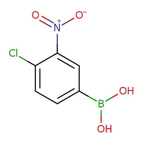 OB(c1ccc(c(c1)[N+](=O)[O-])Cl)O