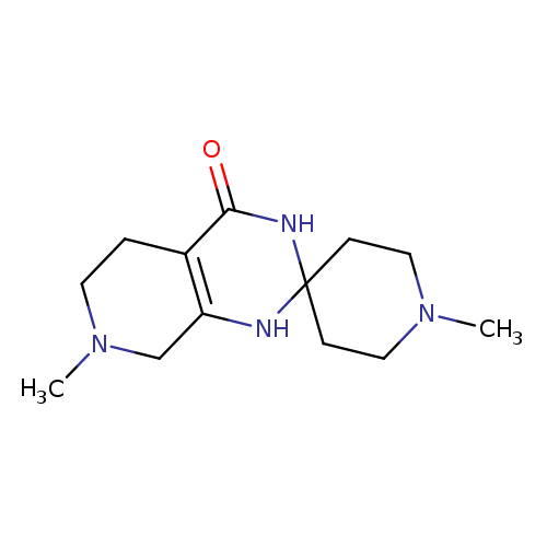 CN1CCC2(CC1)NC1=C(C(=O)N2)CCN(C1)C