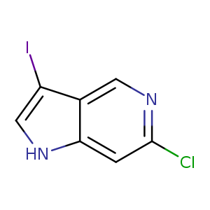 Clc1ncc2c(c1)[nH]cc2I