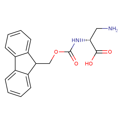 NC[C@H](C(=O)O)NC(=O)OCC1c2ccccc2c2c1cccc2