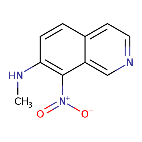 CNc1ccc2c(c1[N+](=O)[O-])cncc2