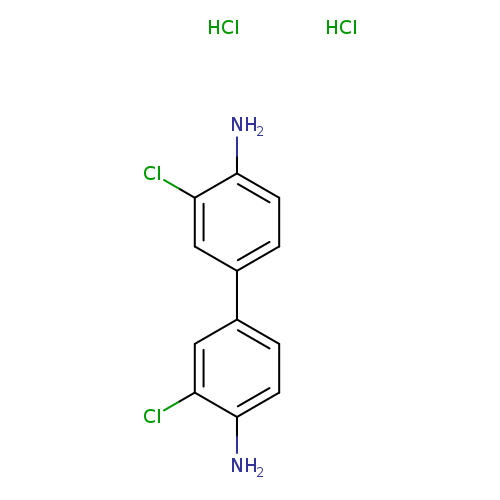 Nc1ccc(cc1Cl)c1ccc(c(c1)Cl)N.Cl.Cl