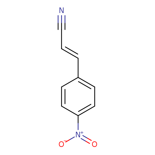N#C/C=C/c1ccc(cc1)[N+](=O)[O-]
