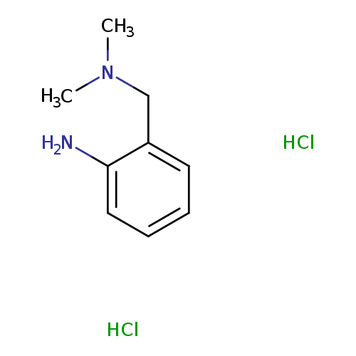 CN(Cc1ccccc1N)C.Cl.Cl