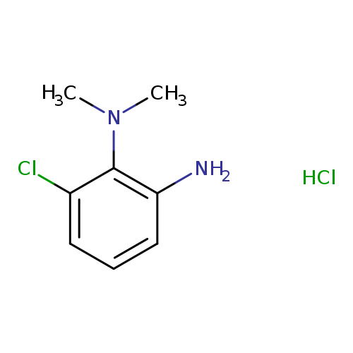 CN(c1c(N)cccc1Cl)C.Cl