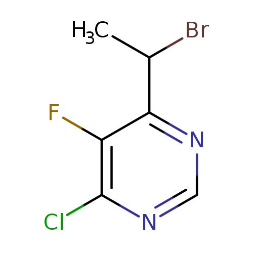 CC(c1ncnc(c1F)Cl)Br