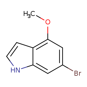 COc1cc(Br)cc2c1cc[nH]2
