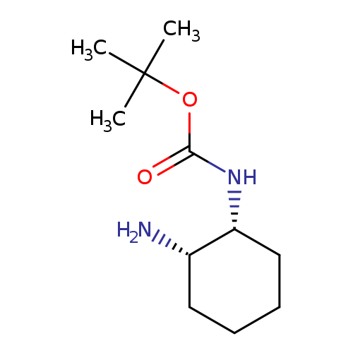 O=C(OC(C)(C)C)N[C@@H]1CCCC[C@@H]1N