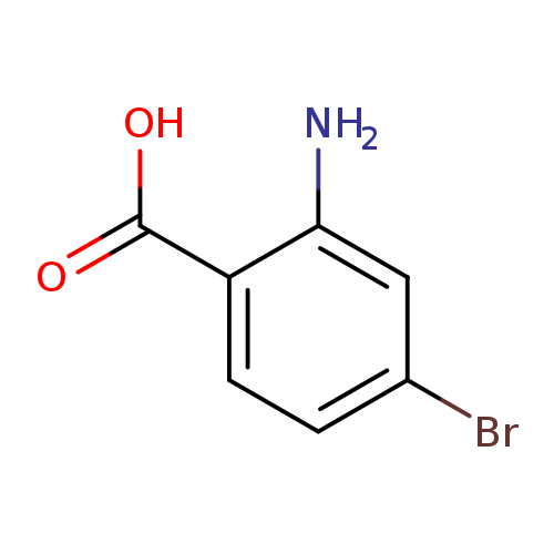 Brc1ccc(c(c1)N)C(=O)O