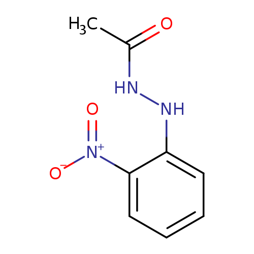CC(=O)NNc1ccccc1[N+](=O)[O-]