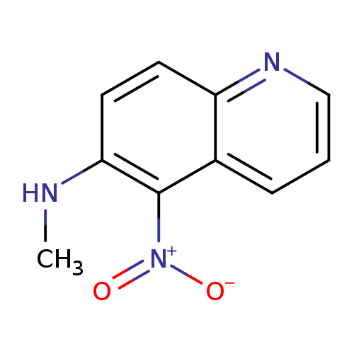 CNc1ccc2c(c1[N+](=O)[O-])cccn2