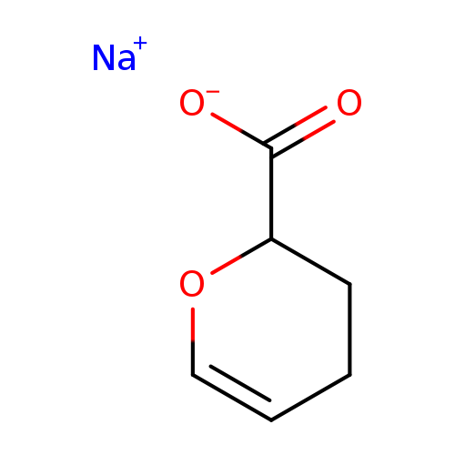 [O-]C(=O)C1CCC=CO1.[Na+]