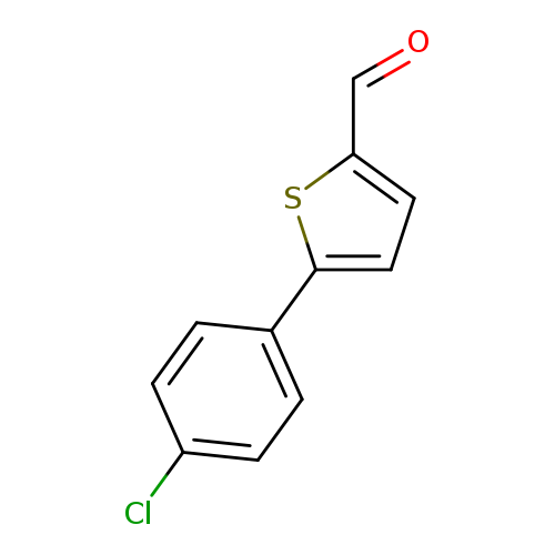 O=Cc1ccc(s1)c1ccc(cc1)Cl