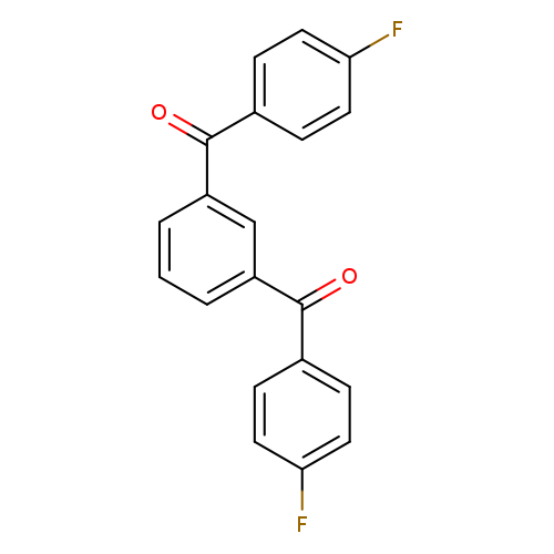 O=C(c1ccc(cc1)F)c1cccc(c1)C(=O)c1ccc(cc1)F