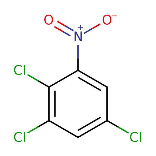 Clc1cc(Cl)c(c(c1)[N+](=O)[O-])Cl