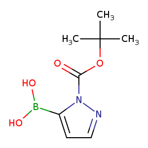 OB(c1ccnn1C(=O)OC(C)(C)C)O