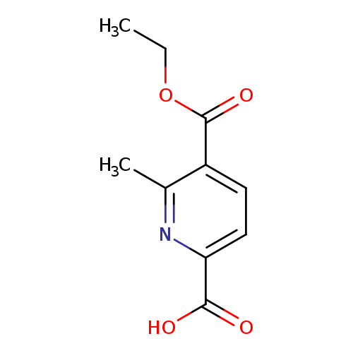 CCOC(=O)c1ccc(nc1C)C(=O)O