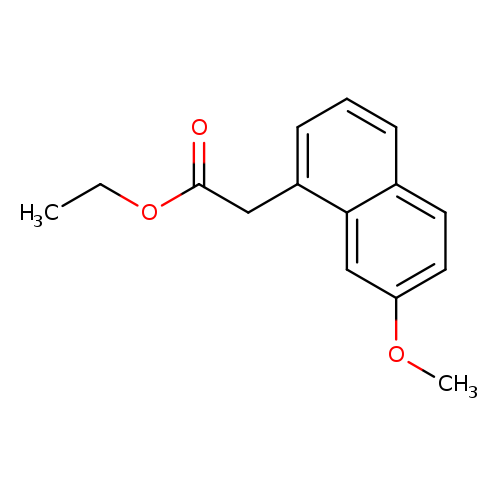 CCOC(=O)Cc1cccc2c1cc(OC)cc2