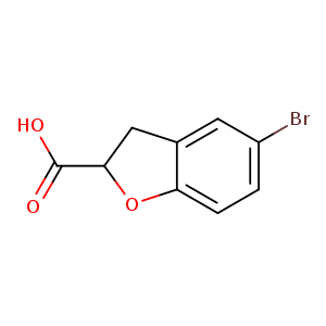 OC(=O)C1Cc2c(O1)ccc(c2)Br