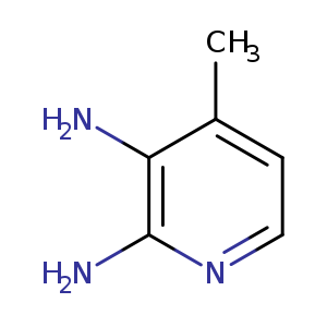 Nc1c(C)ccnc1N