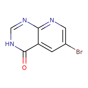 Brc1cnc2c(c1)c(=O)[nH]cn2