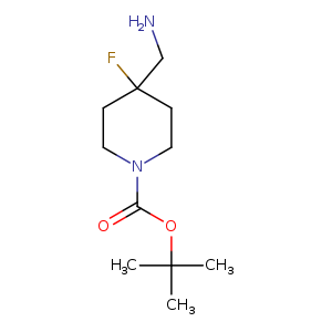 NCC1(F)CCN(CC1)C(=O)OC(C)(C)C
