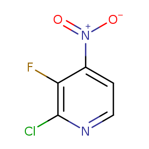 [O-][N+](=O)c1ccnc(c1F)Cl