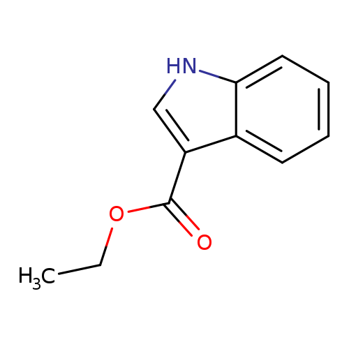 CCOC(=O)c1c[nH]c2c1cccc2