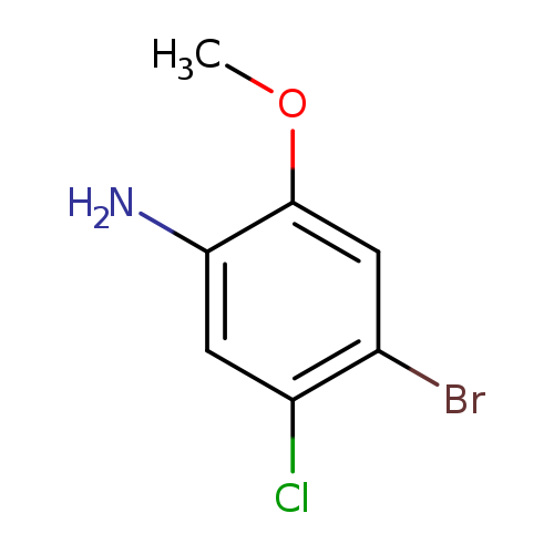 COc1cc(Br)c(cc1N)Cl