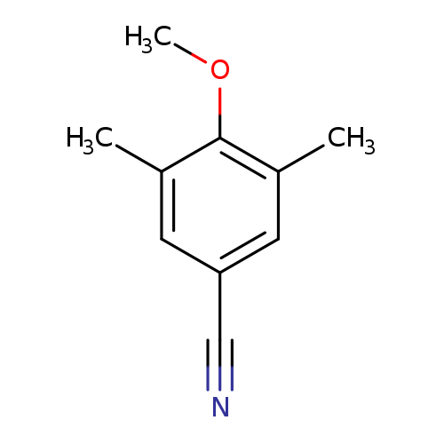 COc1c(C)cc(cc1C)C#N