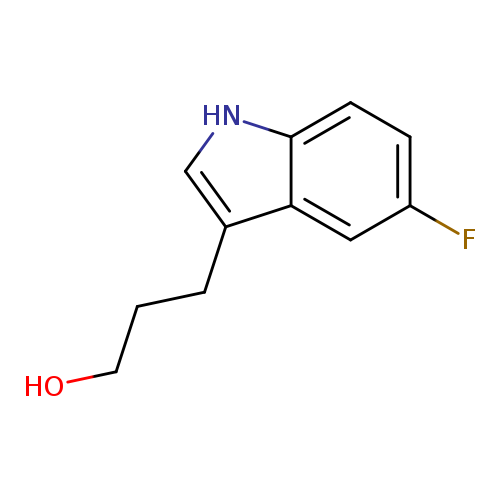 OCCCc1c[nH]c2c1cc(F)cc2