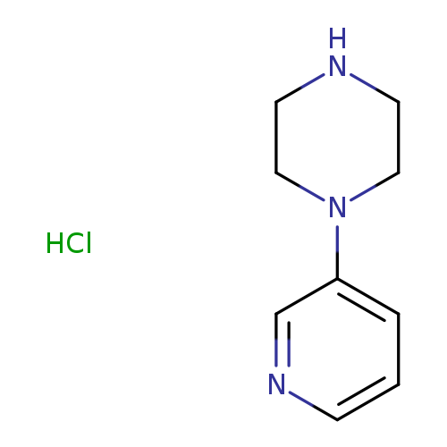 N1CCN(CC1)c1cccnc1.Cl